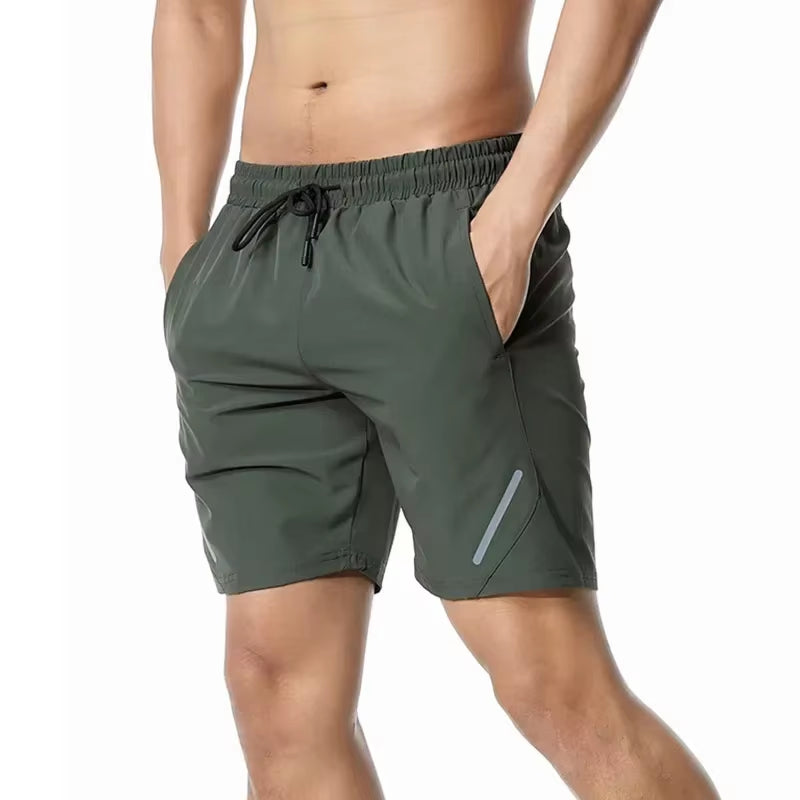 Mens Running Shorts Gym Wear Fitness Workout Shorts Men Sport Short Pants Tennis Basketball Soccer Training New