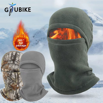 Winter Cycling Mask Thermal Windproof Balaclava Ski Mask Men Women Warm Polar-Fleece Outdoor Sport Motorcycle Face Mask