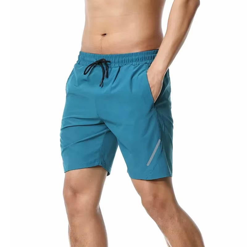 Mens Running Shorts Gym Wear Fitness Workout Shorts Men Sport Short Pants Tennis Basketball Soccer Training New